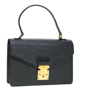 Louis Vuitton Black Epi Leather Concorde with Gold Hardware 820935